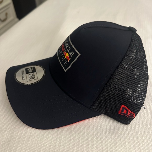 Oracle Red Bull new era adjustable trucker hat - Picture 3 of 5